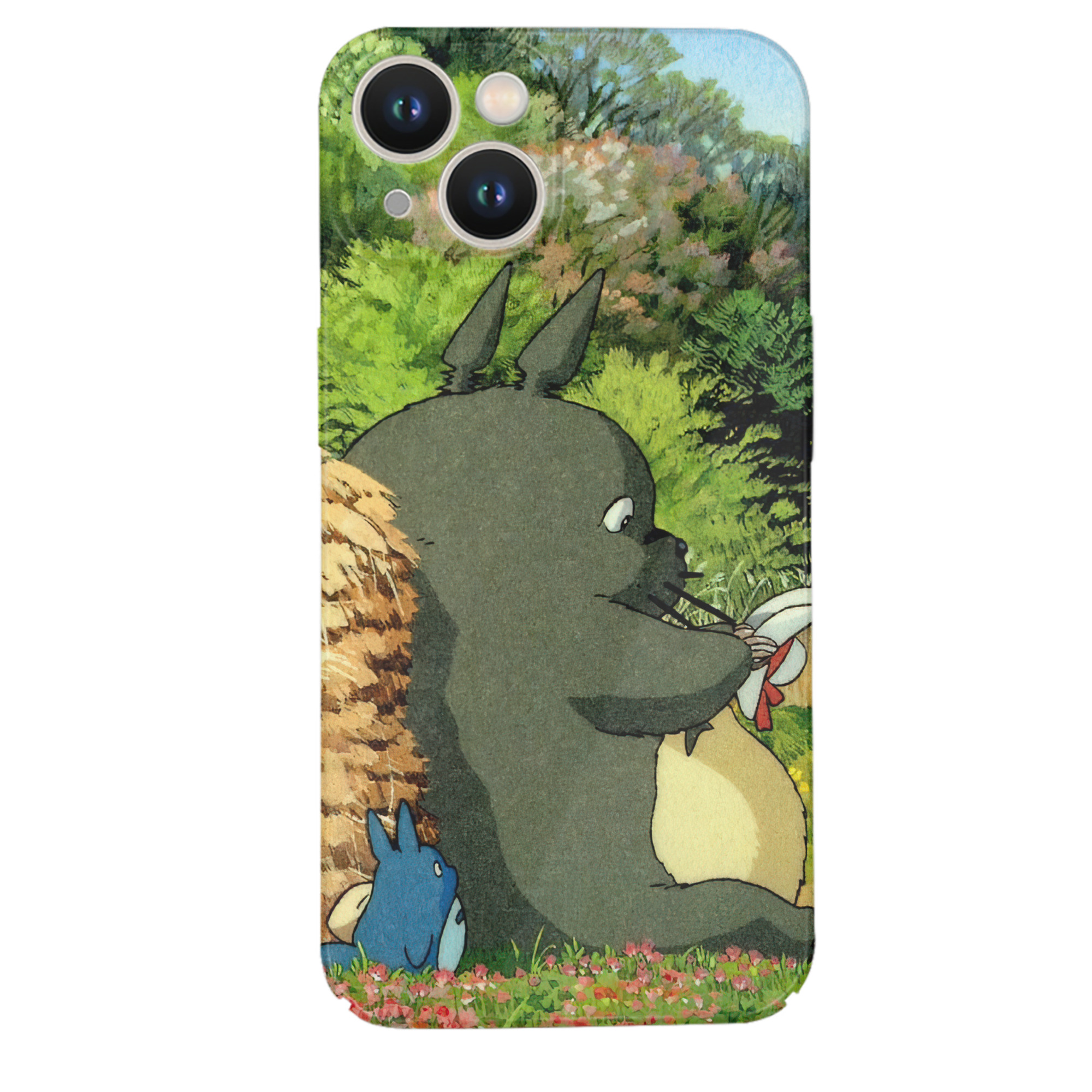 （画像用） となりのトトロ 草壁メイ 草壁サツキ My Neighbor Totoro Satsuki Kusakabe Mei Kusakabe 【iPhone 14シリーズ対応】ハードケース